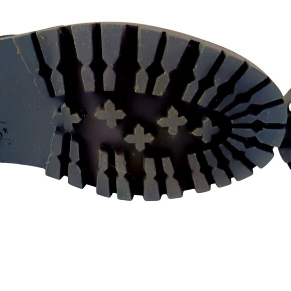 Splendid Black Suede Boots Alexxi Lug Boot Leather Ankle Booties Chunky Size 9 - Picture 8 of 11